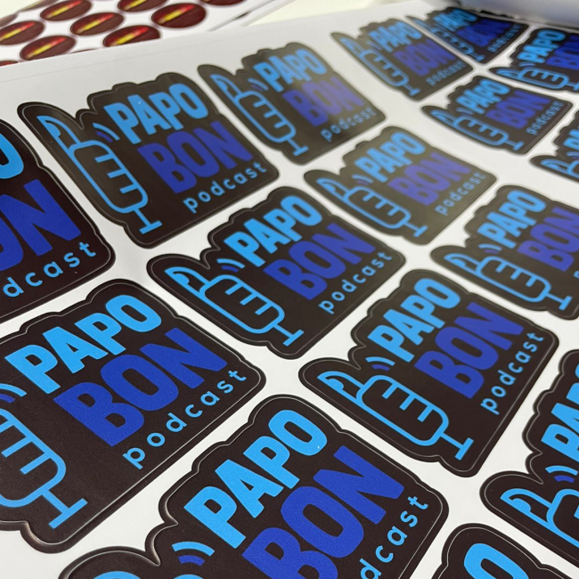 Adesivo em vinil aplicado em embalagem a vácuo - amostra 2